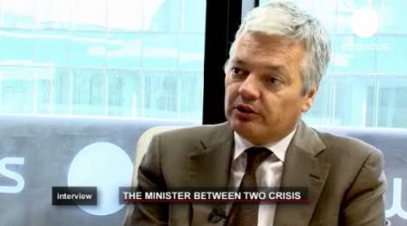 Voir la vidéo 'Interview du 15/9/11 sur Euronews : « Reynders : l’Europe se construit lors des crises »' (dans une nouvelle fenêtre)