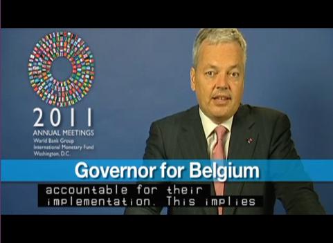 Voir la vidéo 'Discours prononcé au FMI le 24/9/11' (dans une nouvelle fenêtre)